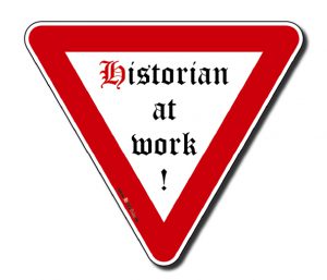 Historian at work!