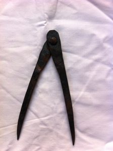 Kleiner Stechzirkel aus Eisen
