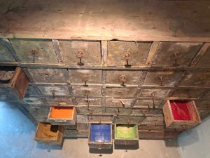 Farbpigmente des Malers und Tünchers